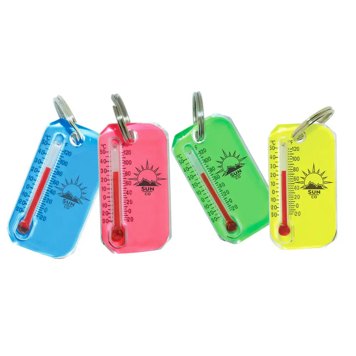 Zip-O-Gage Zipper Pull Thermometer- Neon Colors