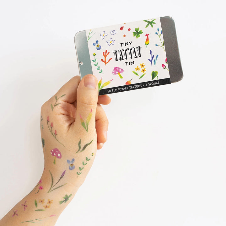 NEW Tiny Imaginary Garden Tattoo Tin
