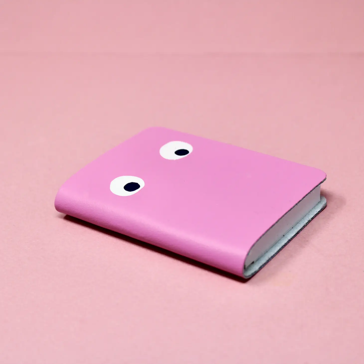 Mini Leather Googly Eye Pocket Notebook- Colors Available!