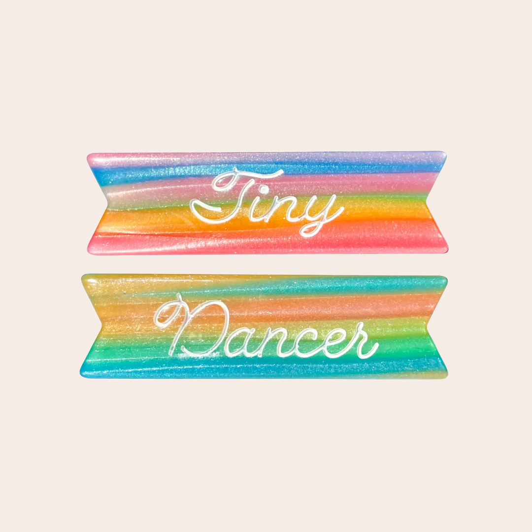 Retro Resin Hair Clips- Tiny Dancer