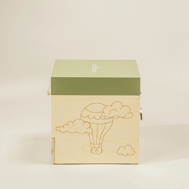 Wooden Musical Souvenir Box - Travel