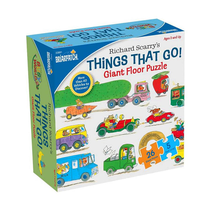 NEW Richard Scarry Things That Go Floor Puzzle