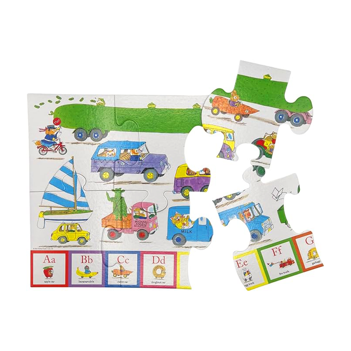 NEW Richard Scarry Things That Go Floor Puzzle
