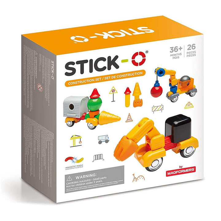 Stick-O Construction 26 Piece Set