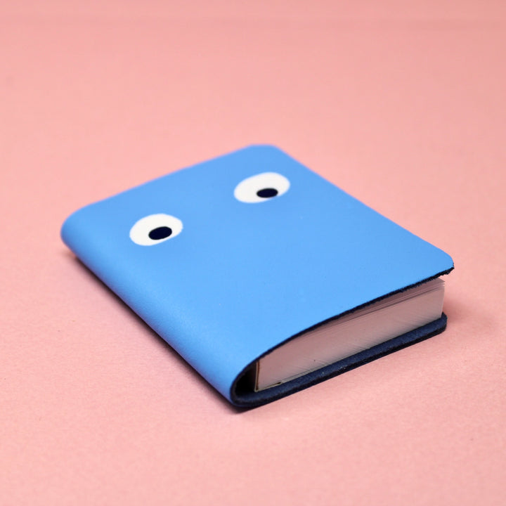Mini Leather Googly Eye Pocket Notebook- Colors Available!