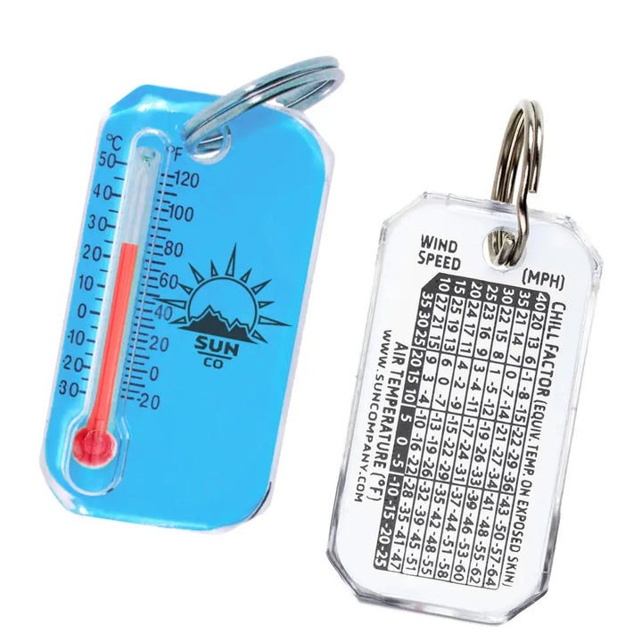 Zip-O-Gage Zipper Pull Thermometer- Neon Colors