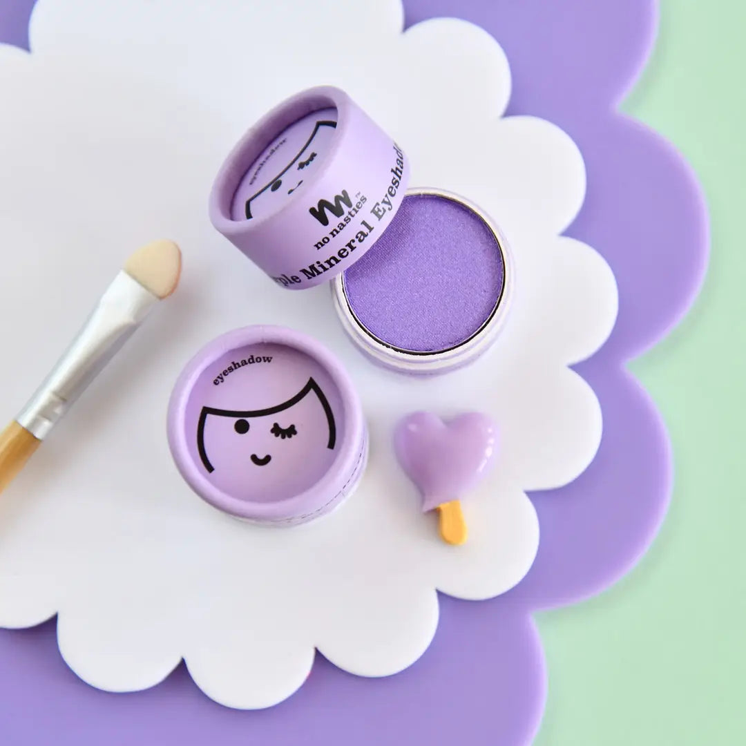 Kids Eco Natural Pressed Eyeshadow & Blush- Purple