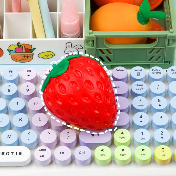NEW Strawberry Shaped Sensory Squishy Toy