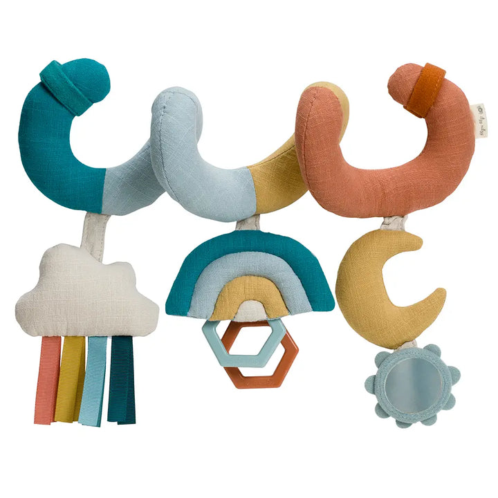 Rainbow Spiral Car Set or Stroller Activity Toy