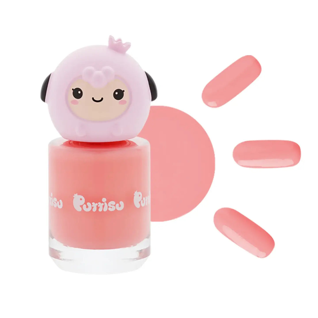 Scented All Natural Peel- Off Nail Polish Pink Making Me Blush