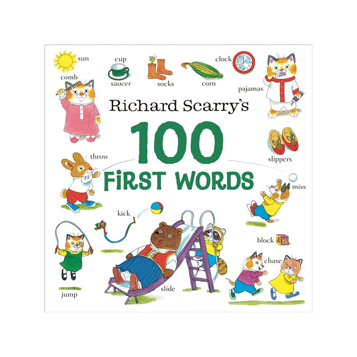 Richard Scarry's 100 First Words Board Book