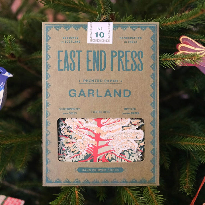 Forest Sewn Paper Garland