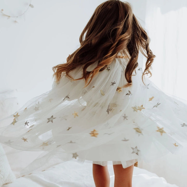 NEW French Cape - Sequin Stars