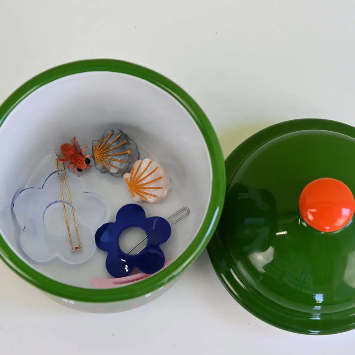 “Goat" Enamel Container