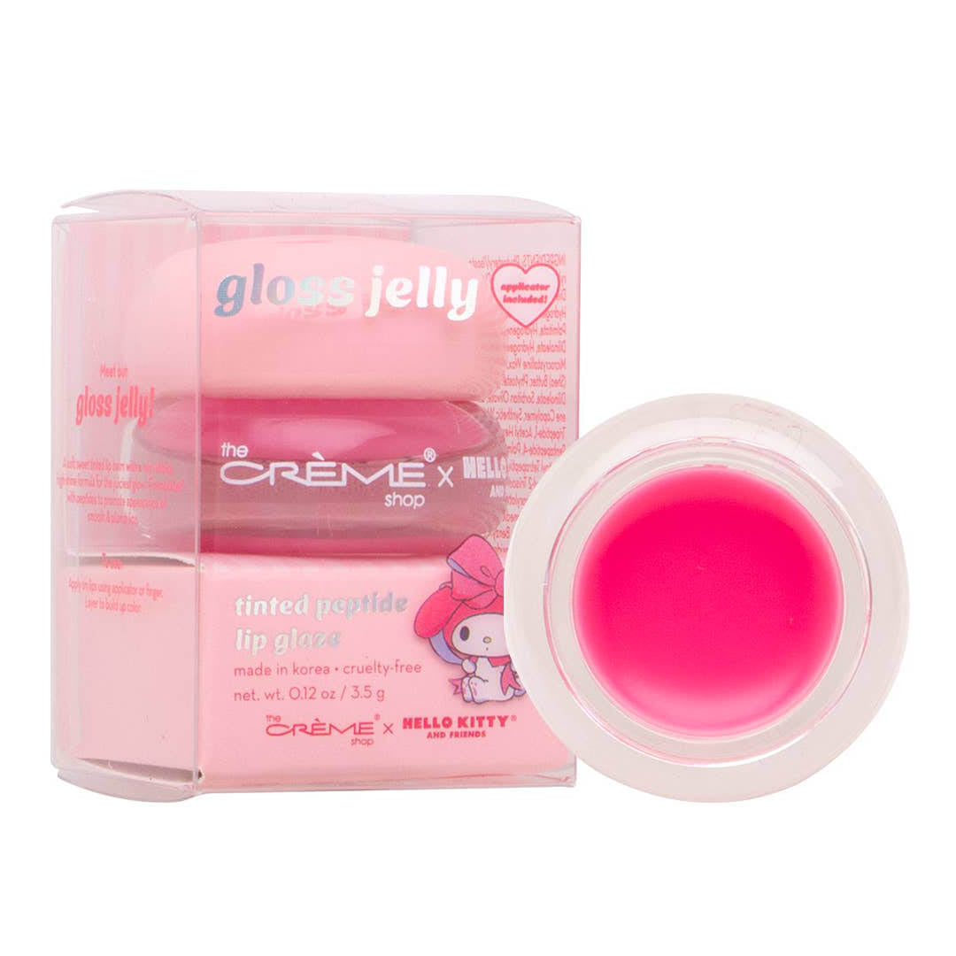 NEW Gloss Jelly Tinted Peptide Lip Glaze - Bubblegum - The Creme Shop x Hello Kitty and Friends