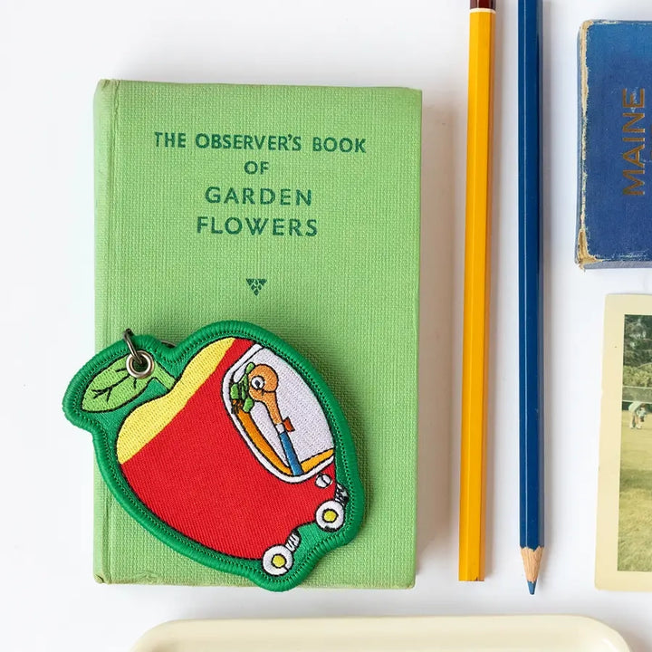 NEW Richard Scarry® - Apple Car Patch Keychain