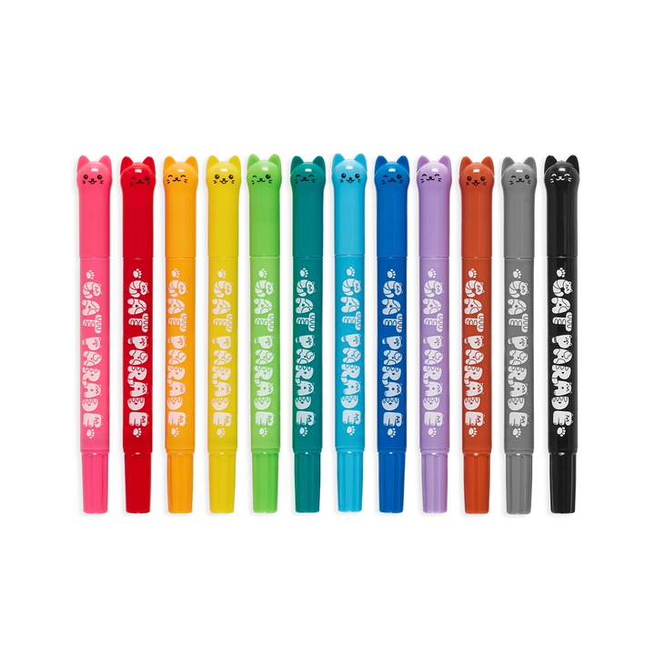 NEW Cat Parade Gel Crayons - Set of 12