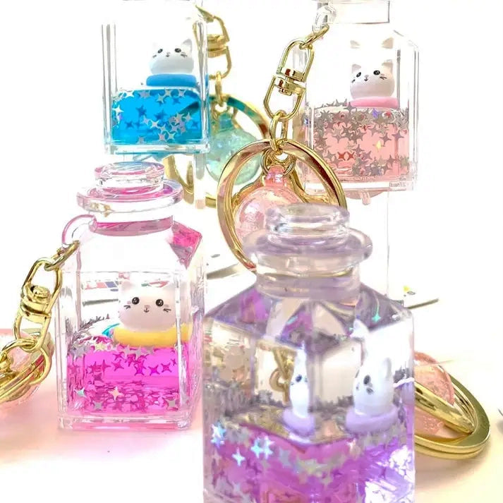 Kitty Floaty Key Charm