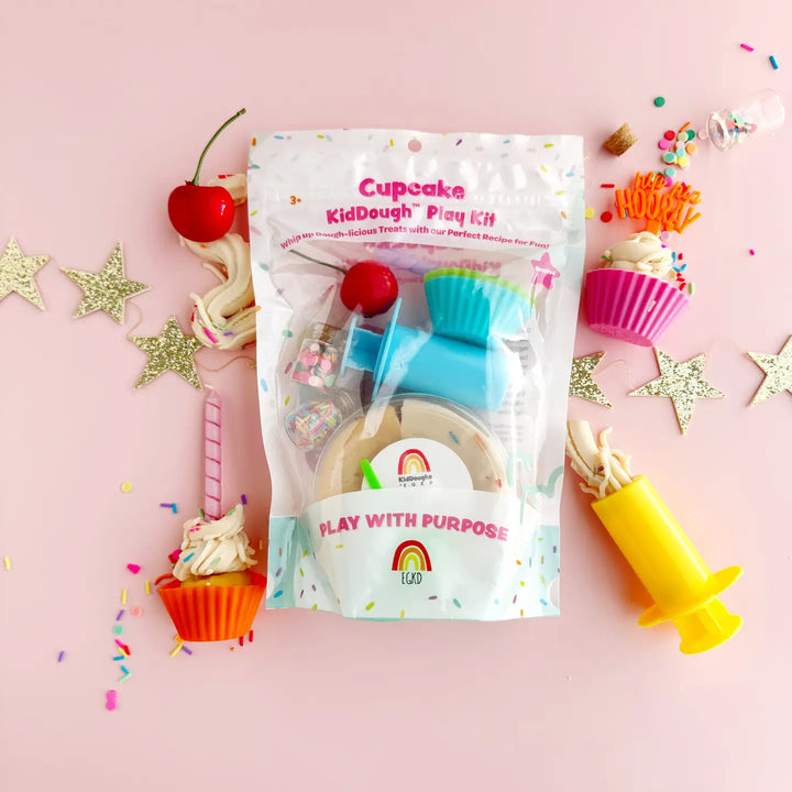 Scented Natural Sensory Play Dough Kit- Cupcake