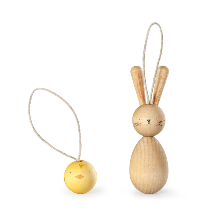 Hop and Peep  Hanging Ornaments