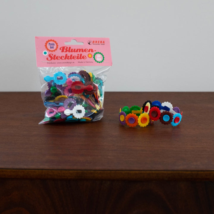Retro Flower Jewelry Puzzle Set