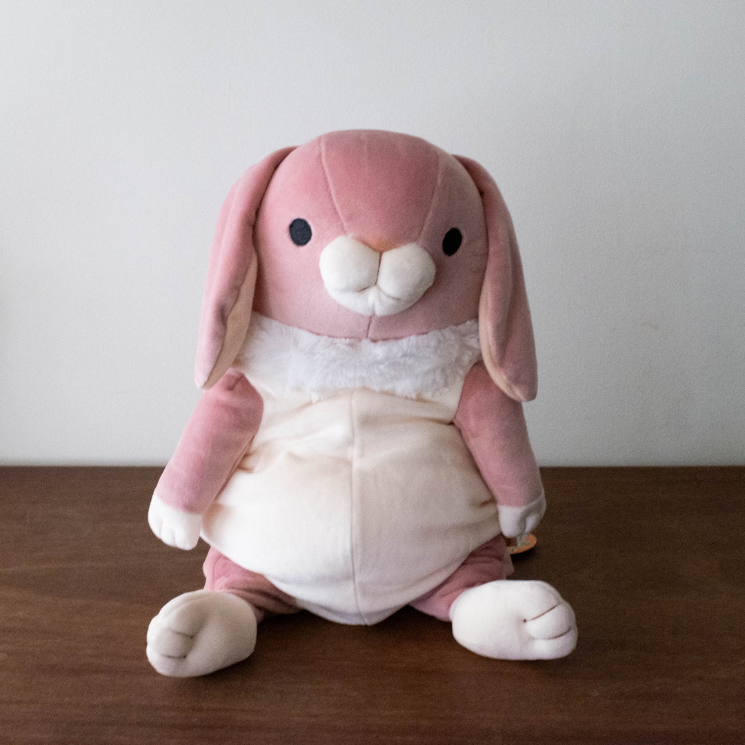 Japanese Mochi Dolls- Floppy Bunny Rose Dusty Pink
