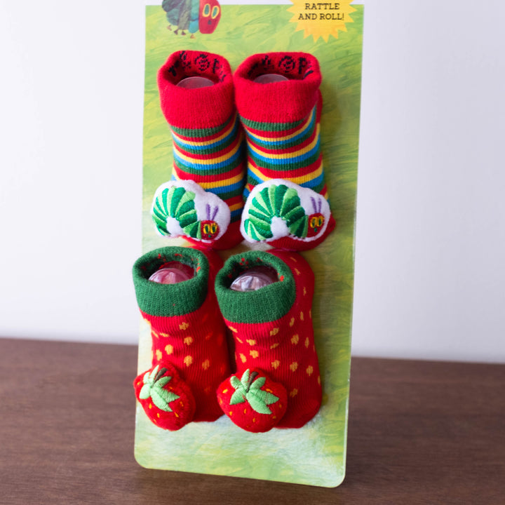 World of Eric Carle The Very Hungry Caterpillar Baby Rattle Socks - 2 Pack