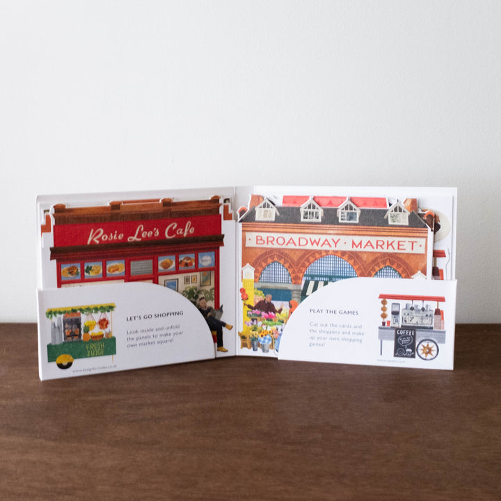 Broadway Market By Natsko Seki - A Folding Book