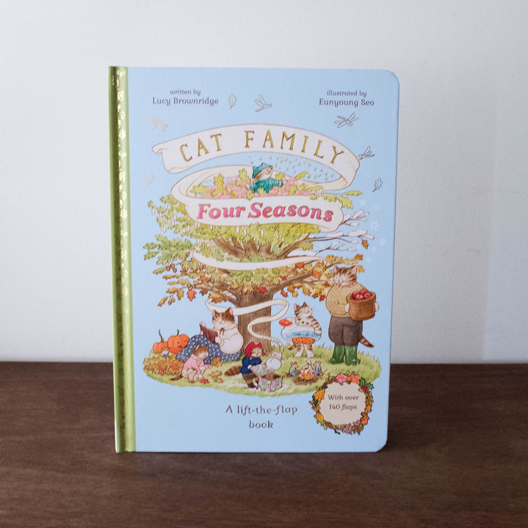 Cat Family Four Seasons Book