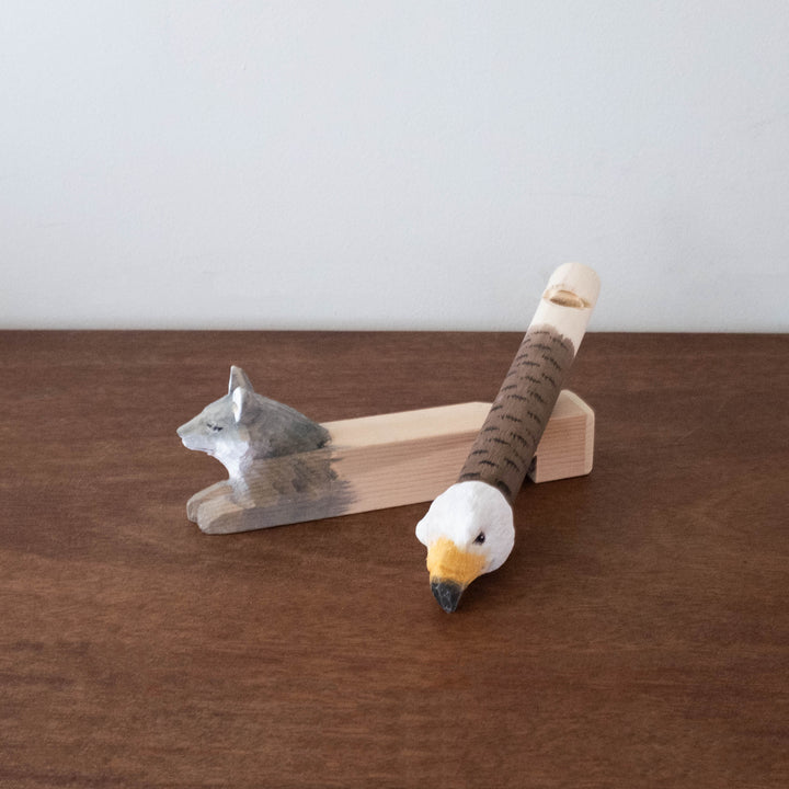 Wooden Animal Slide Whistle- Eagle
