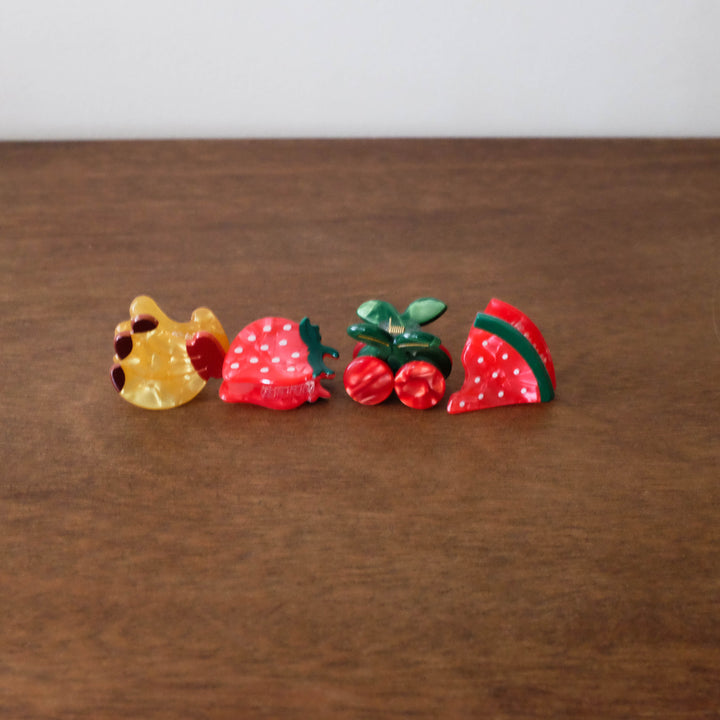 Mini Fruit Hair Clips- Available in 4 Styles!