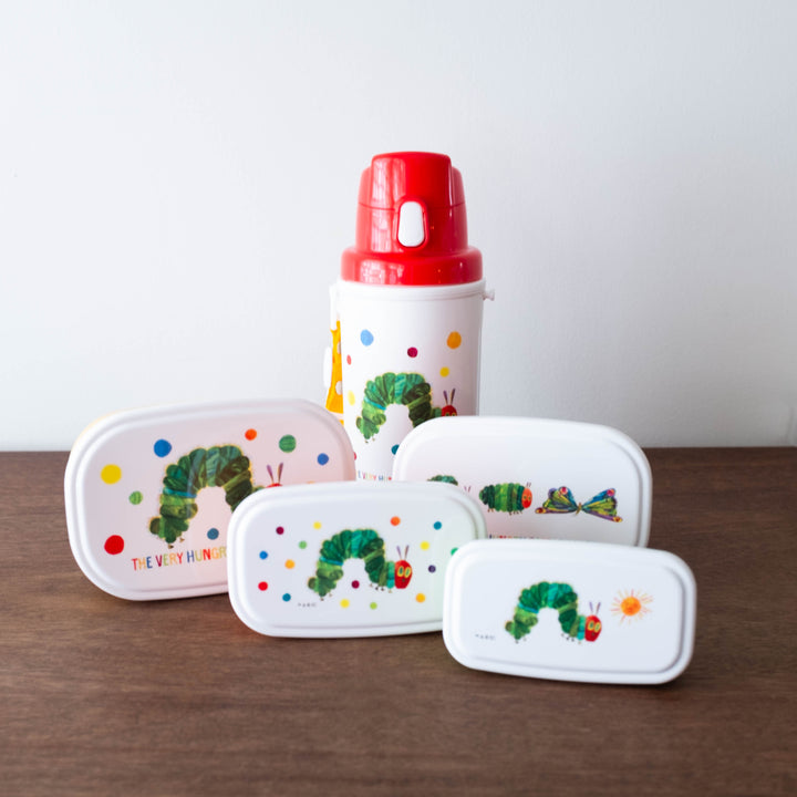 NEW The Very Hungry Caterpillar Dot Water Bottle with Strap