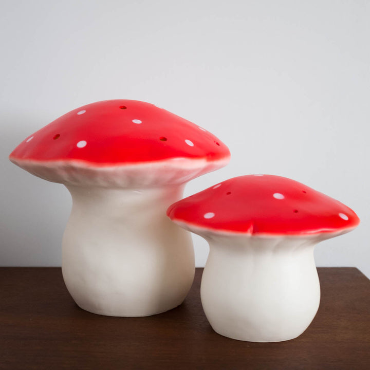 Mini Mushroom Lamp- Red