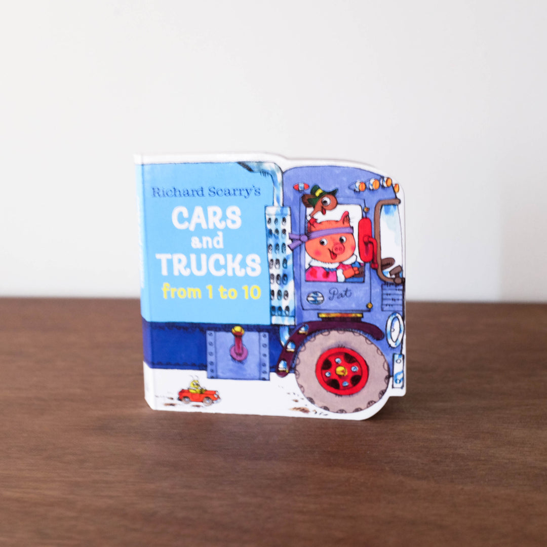 NEW Richard Scarry's Cars and Trucks 1 through 10 Board Book