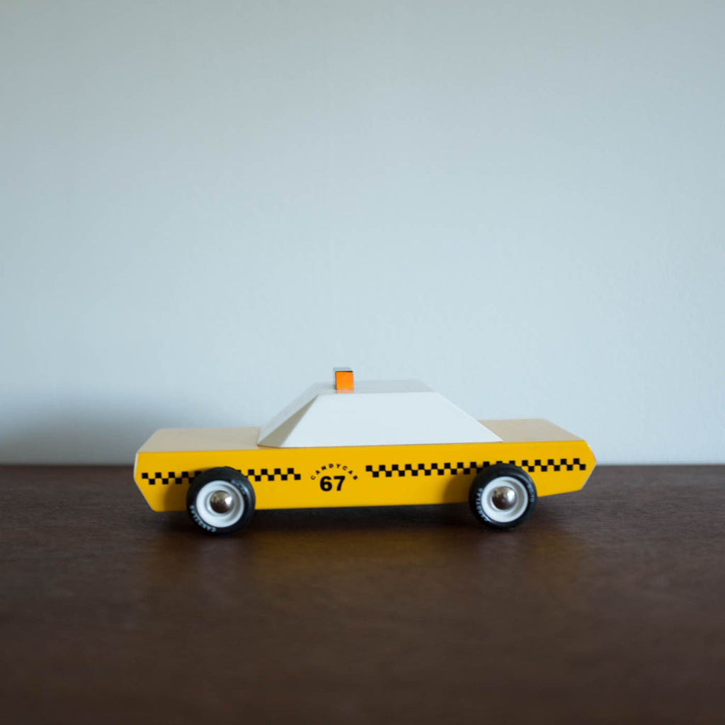Candy Cab Taxi Wooden Toy Car