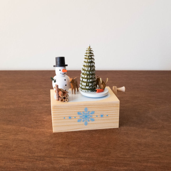 NEW Heirloom Music Box-Snowman and Deer
