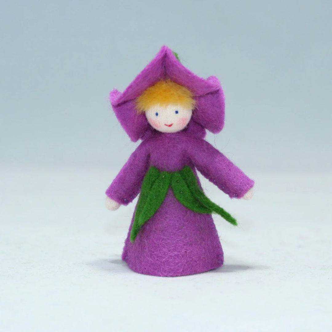 NEW Wool Felt:  Purple Morning Glory Prince