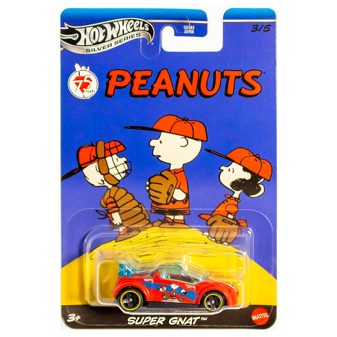 75 Years Die Cast Hot Wheels x Peanuts Collectible Cars: Super Gnat