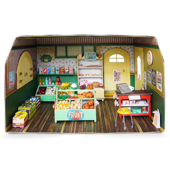 NEW Mouse Mansion Playhouse DIY- Cardboard Shop Room
