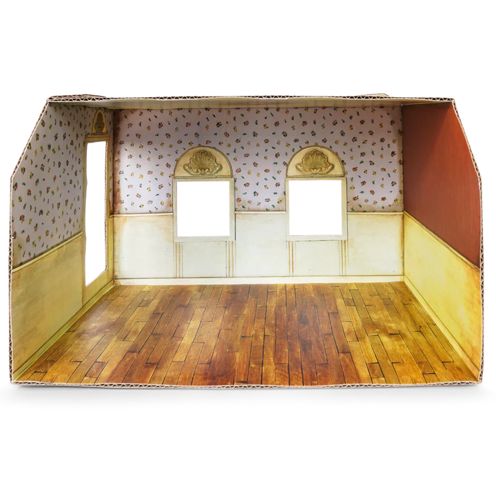 NEW Mouse Mansion Playhouse DIY- Cardboard Living Room