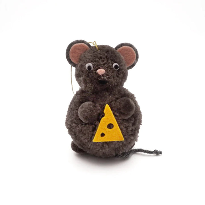 NEW - MADE IN USA Pom Pom Retro Ornaments