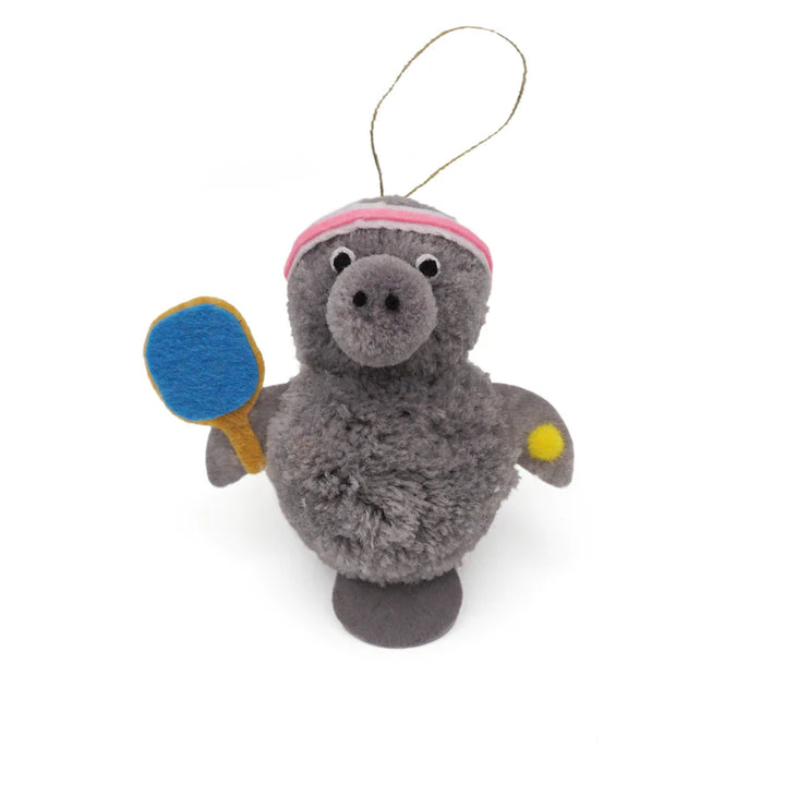 NEW - MADE IN USA Pom Pom Retro Ornaments