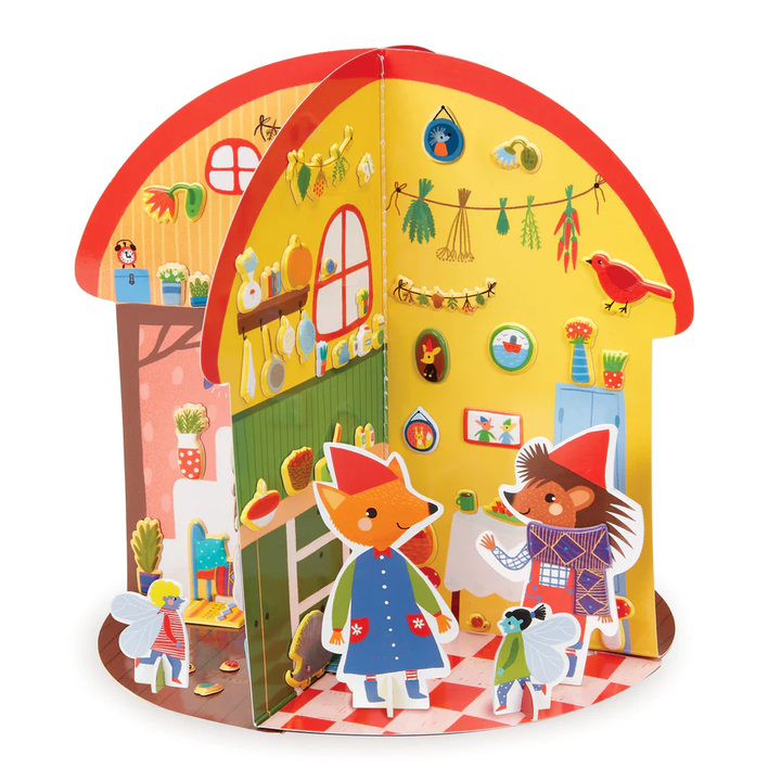 NEW Puffy Sticker 3D Playhouse Mushroom Cottage