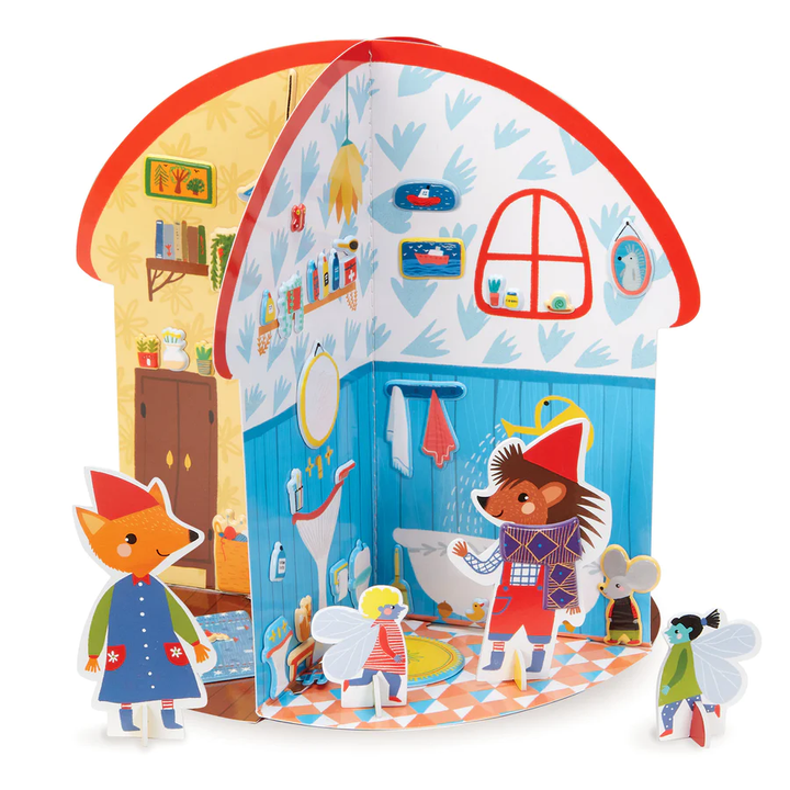 NEW Puffy Sticker 3D Playhouse Mushroom Cottage