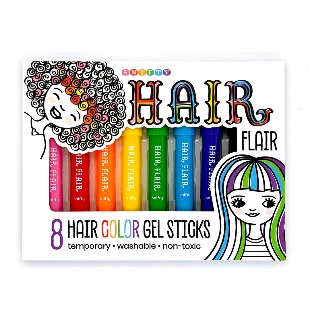 NEW Non Toxic Hair Flair Color Gel Sticks