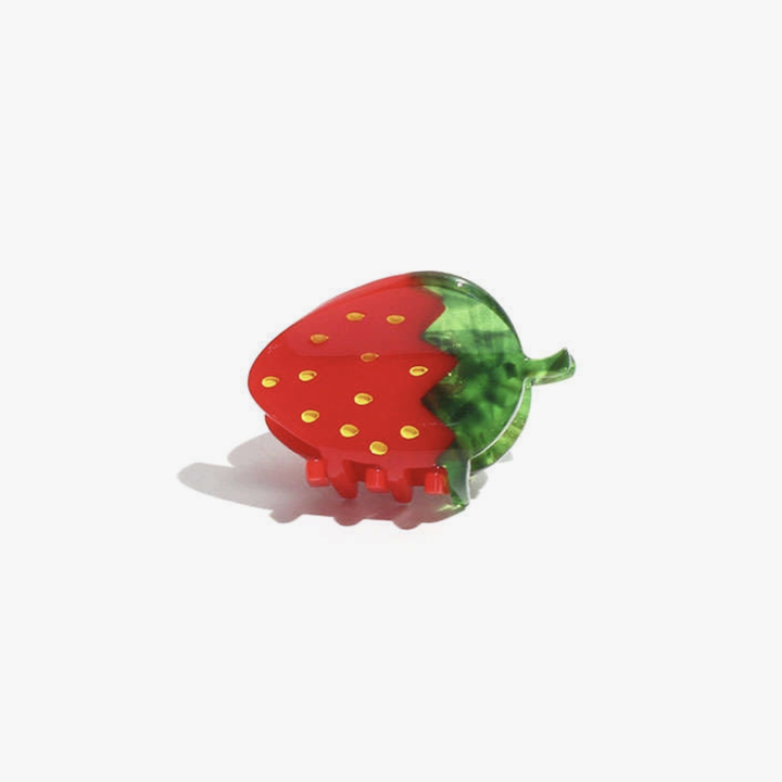 Mini Red Strawberry Hair Claw