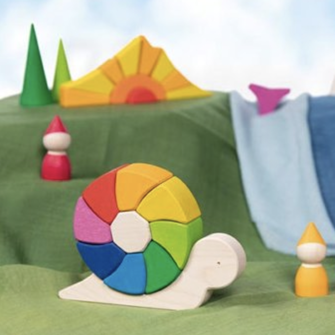 Wooden Snail Puzzle