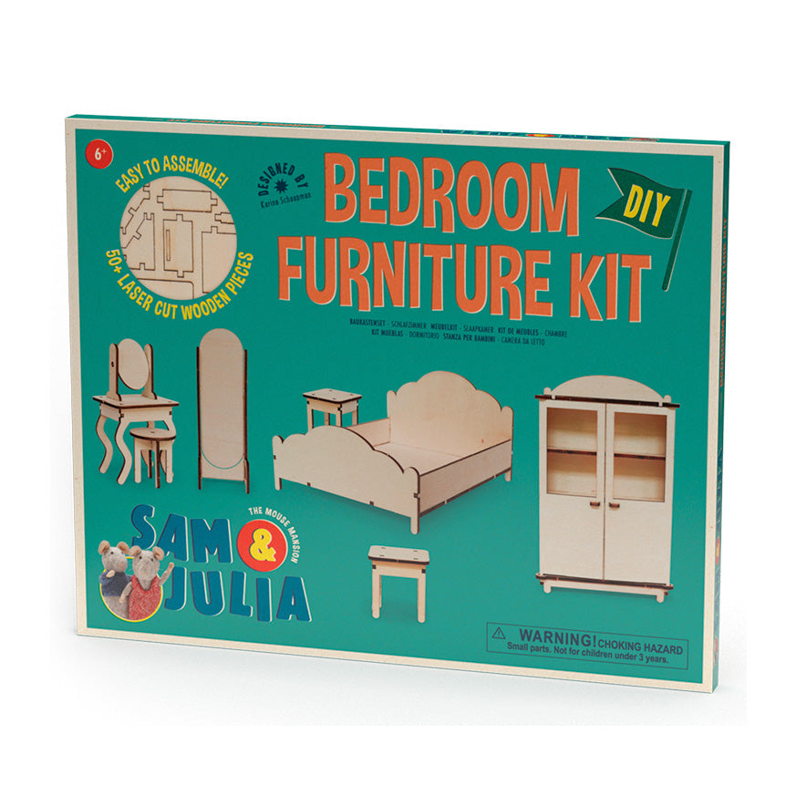 NEW Mouse Mansion Wooden DIY Furniture Kits- Master Bedroom