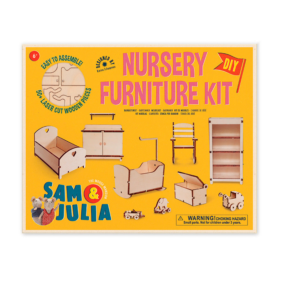 NEW Mouse Mansion Wooden DIY Furniture Kits- Nursery