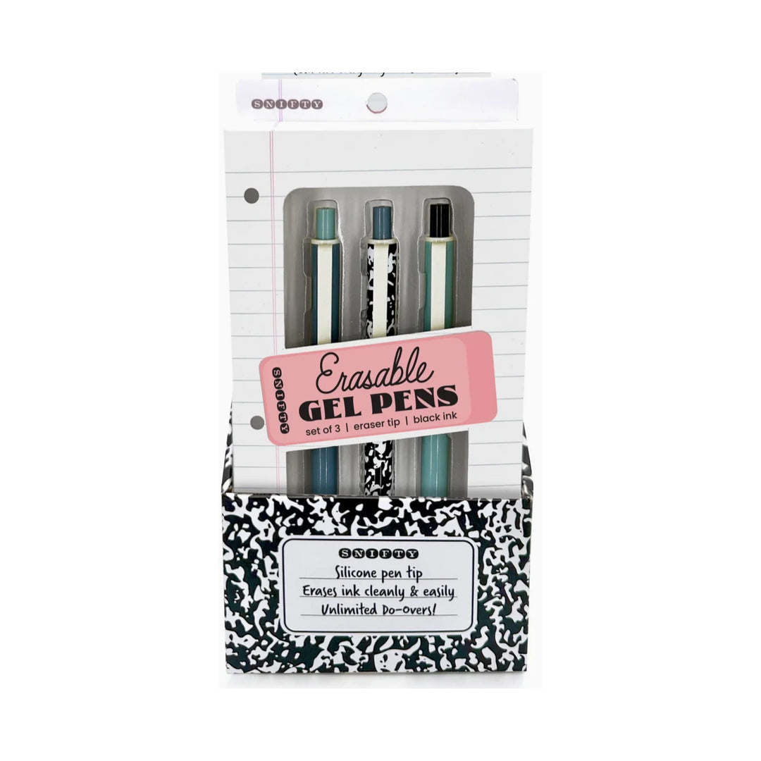 Retro Erasable Gel Pens Set